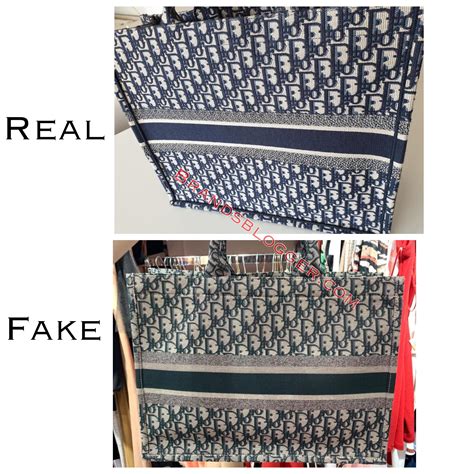 fake vs real dior tote|dior bag false.